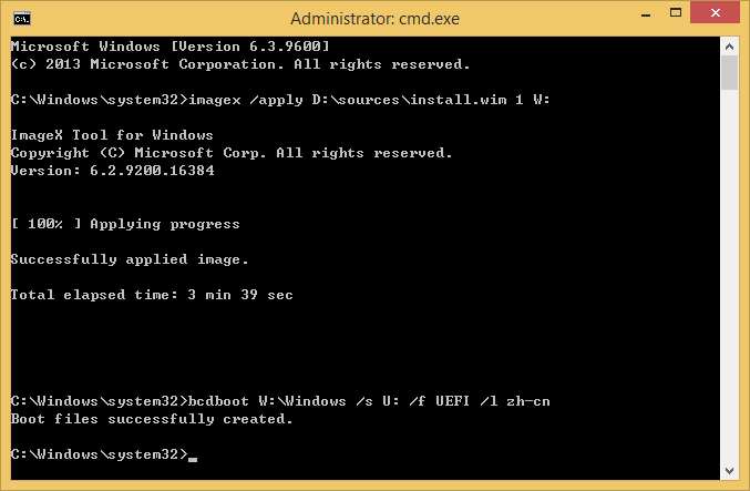 安装 Windows 到移动硬盘或 U 盘，UEFI 引导 ± VHD(X)，Mac 适用